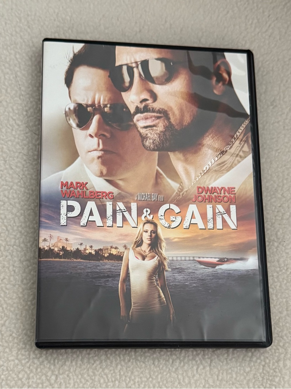 Pain and Gain Movie DVD Mark Wahlberg and Dwayne Johnson Comedy